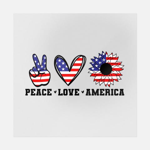 Peace Love America - Ninja Transfers