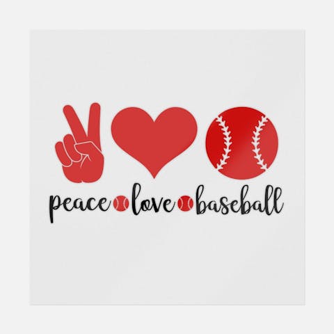 Peace, Love, Baseball - Ninja Transfers