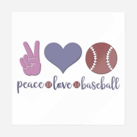 Peace, Love, Baseball - Ninja Transfers