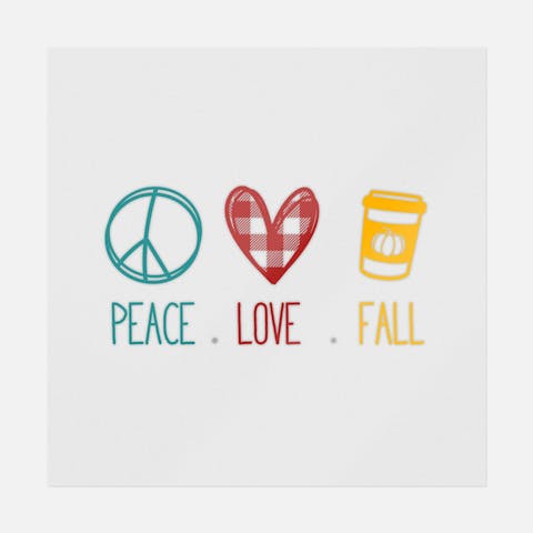 Peace Love Fall - Ninja Transfers