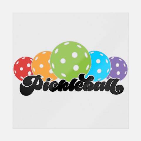 Pickleball Multicolor - Ninja Transfers