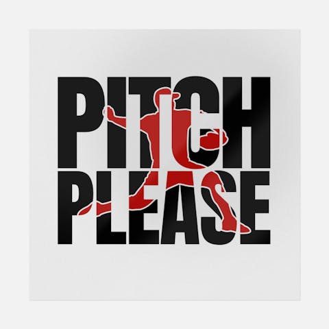 Pitch Please Red & Black - Ninja Transfers