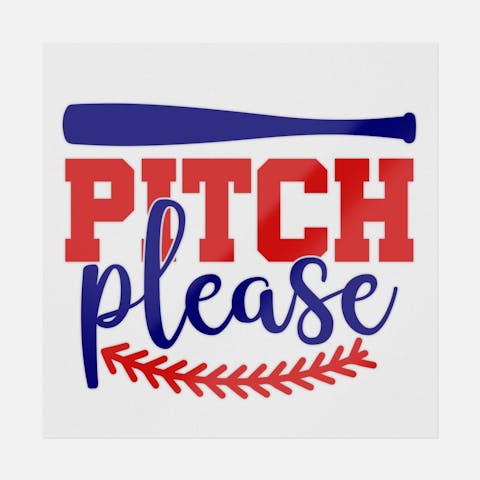 Pitch Please Red & Blue - Ninja Transfers