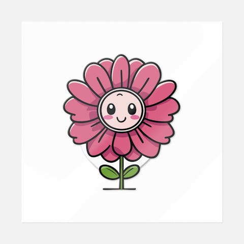 Pretty In Pink Flower - Ninja Transfers