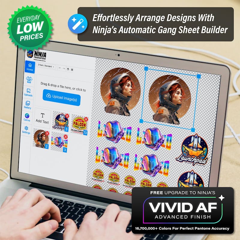 Build a DTF Gang Sheet