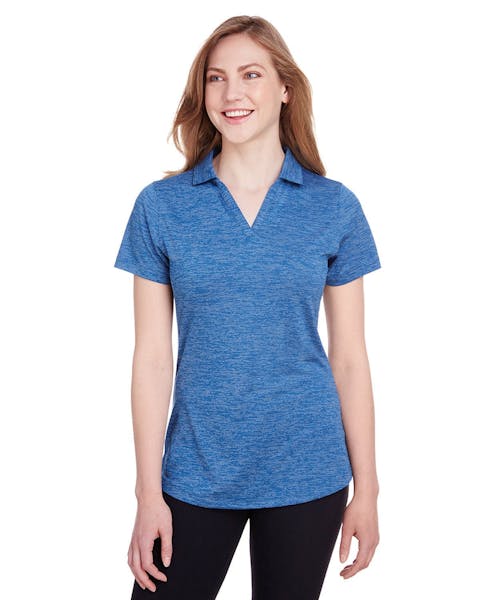 Puma Golf 596802 Ladies' Icon Heather Polo - Ninja Transfers