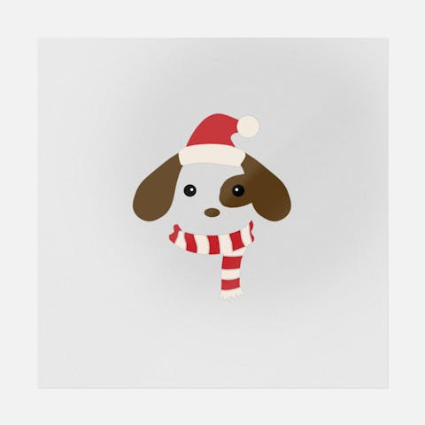 Puppy Winter Scarf - Ninja Transfers