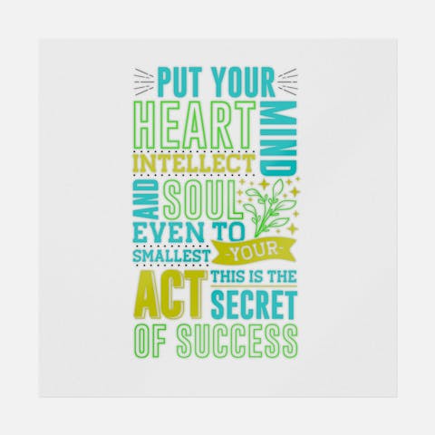 Put Your Heart Mind Intellect - Ninja Transfers