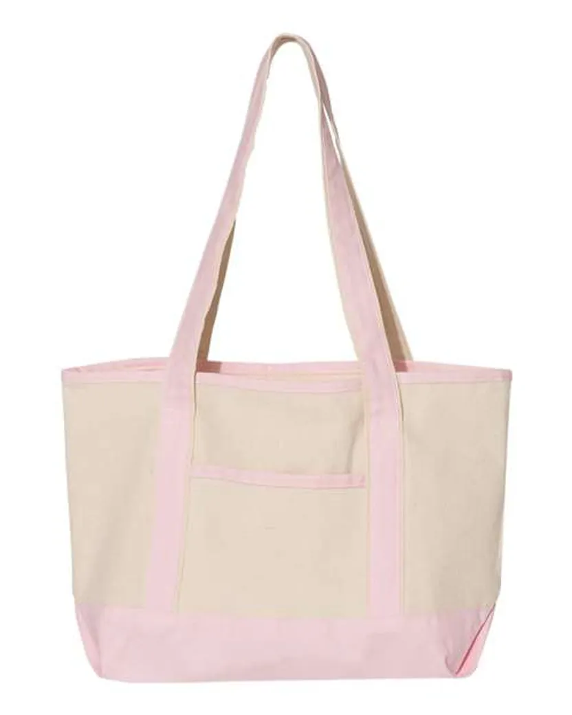 Q - Tees Q125800 20L Small Deluxe Tote - Ninja Transfers