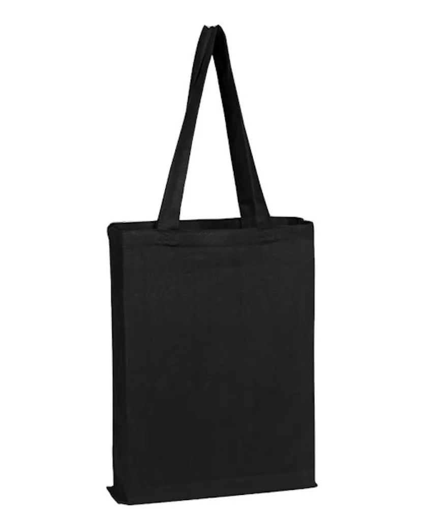 Q - Tees Q800GS Canvas Gusset Promotional Tote - Ninja Transfers