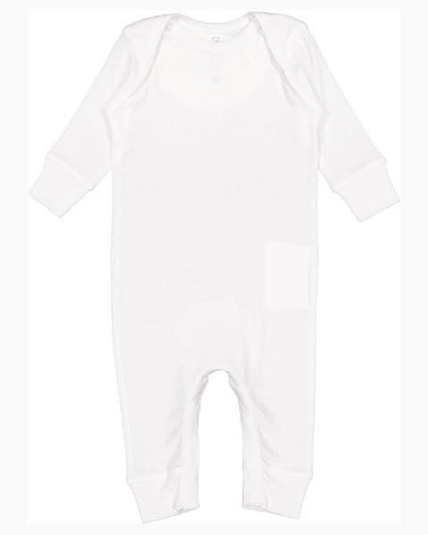 Rabbit Skins 4412 Infant Baby Rib Coverall - Ninja Transfers