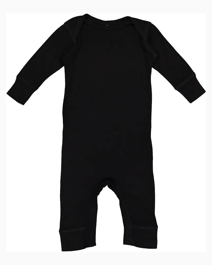 Rabbit Skins 4412 Infant Baby Rib Coverall - Ninja Transfers