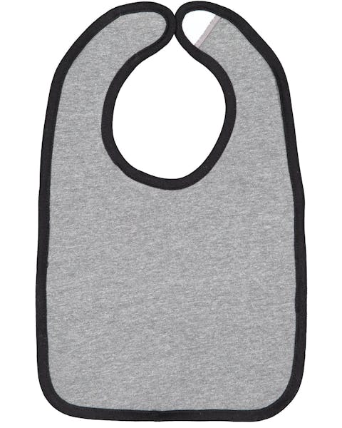 Rabbit Skins RS1004 Infant Contrast Trim Bib - Ninja Transfers