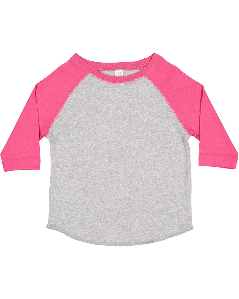 Rabbit Skins RS3330 Toddler Baseball T-Shirt - Ninja Transfers