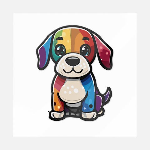 Rainbow Pup - Ninja Transfers