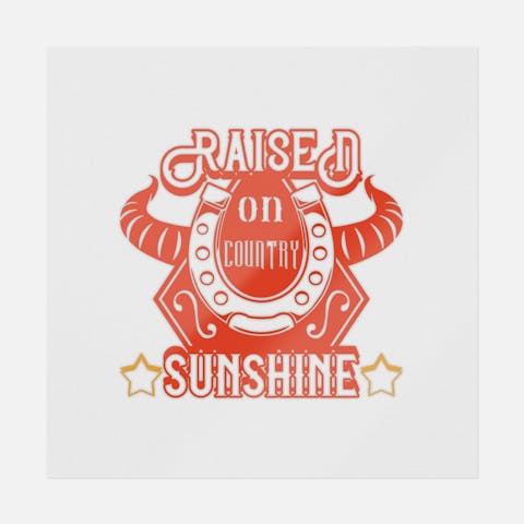Raised On Country Sunshine - Ninja Transfers