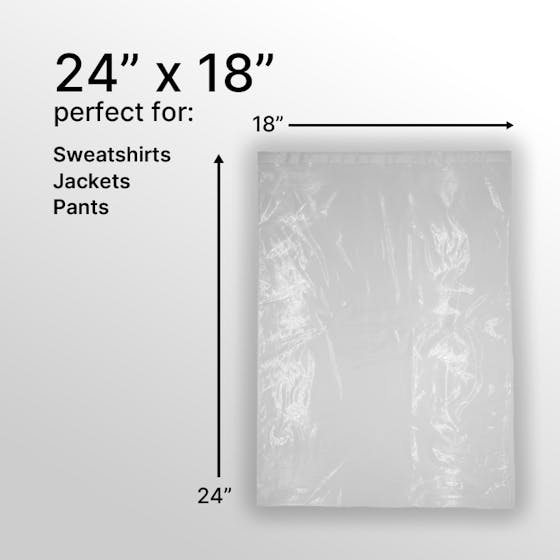 Resealable Bags for T-Shirts & Sweatshirts (100 - Pack) - Ninja Transfers
