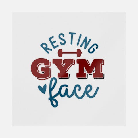 Resting Gym Face - Ninja Transfers