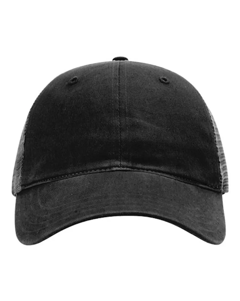 Richardson 111 Garment - Washed Trucker Cap - Ninja Transfers