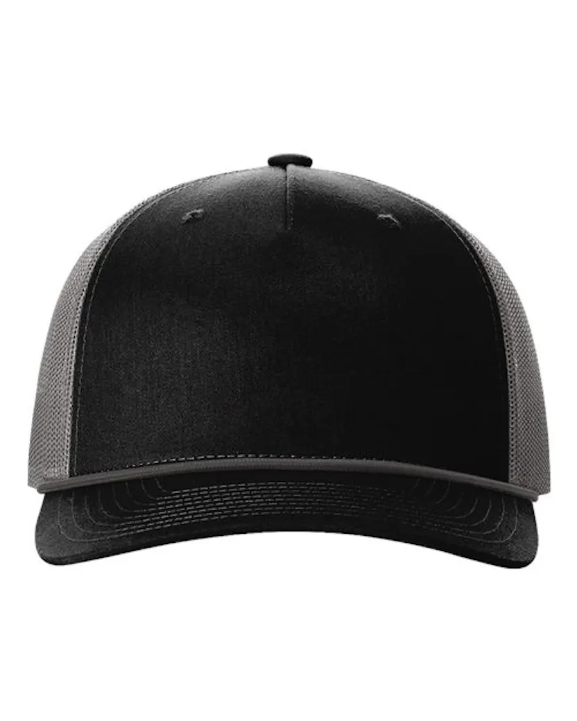 Richardson 112FPR Five - Panel Trucker with Rope Cap - Ninja Transfers