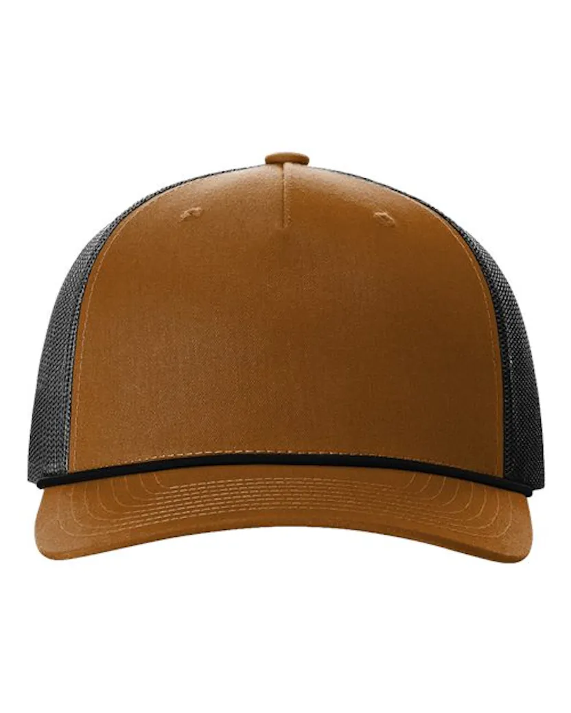 Richardson 112FPR Five - Panel Trucker with Rope Cap - Ninja Transfers