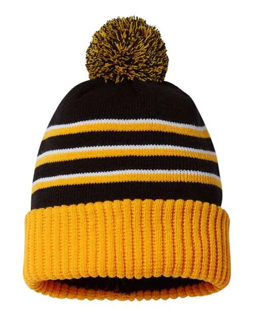 Richardson 134 Pom Cuffed Beanie - Ninja Transfers