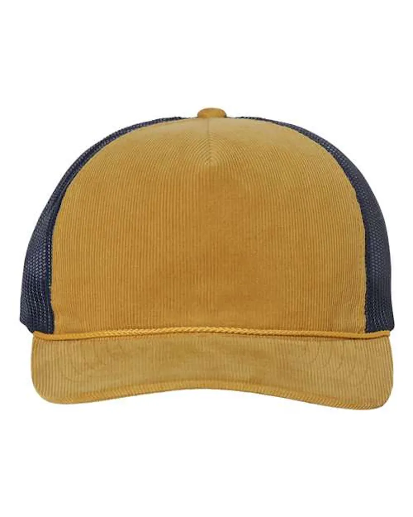 Richardson 930 Troutdale Corduroy Trucker Cap - Ninja Transfers