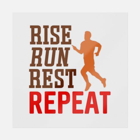 Rise Run Rest Repeat - Ninja Transfers