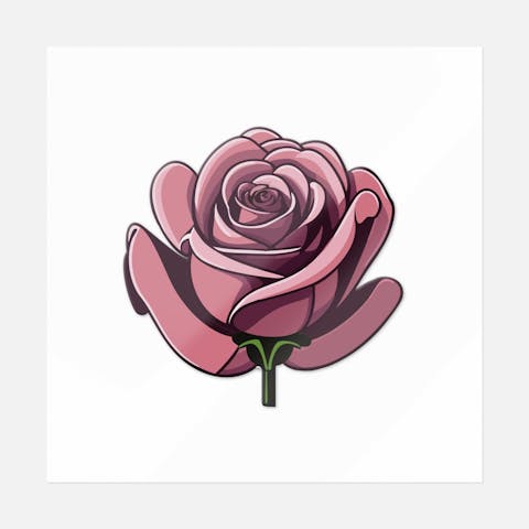 Rose Bliss Flower - Ninja Transfers