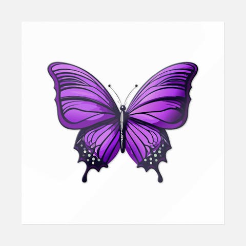 Royal Radiance Butterfly - Ninja Transfers