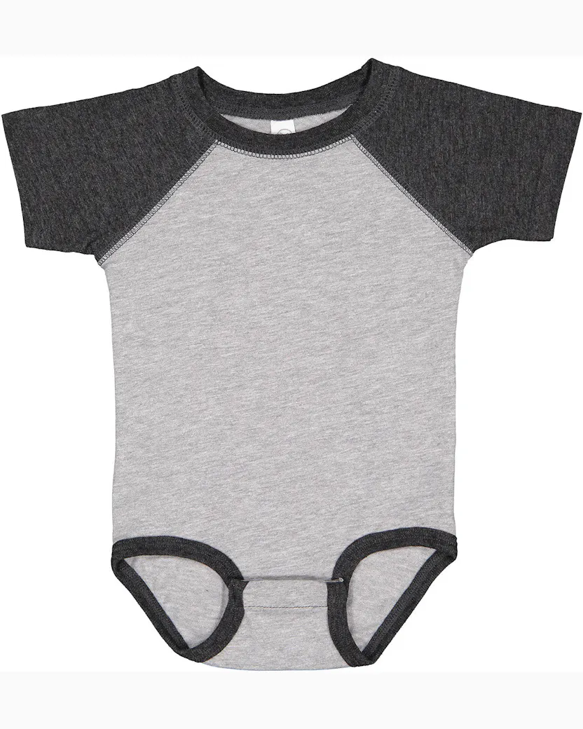 Rabbit Skins RS4430 Infant Baseball Bodysuit