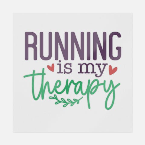 Running Is My Therapy - Ninja Transfers