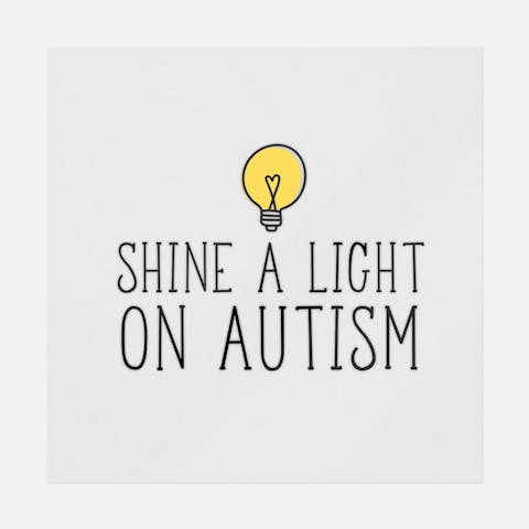 Shine A Light On Autism - Ninja Transfers