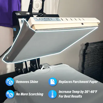 Silicone Upper Platen Cover & Garment Protector - Ninja Transfers
