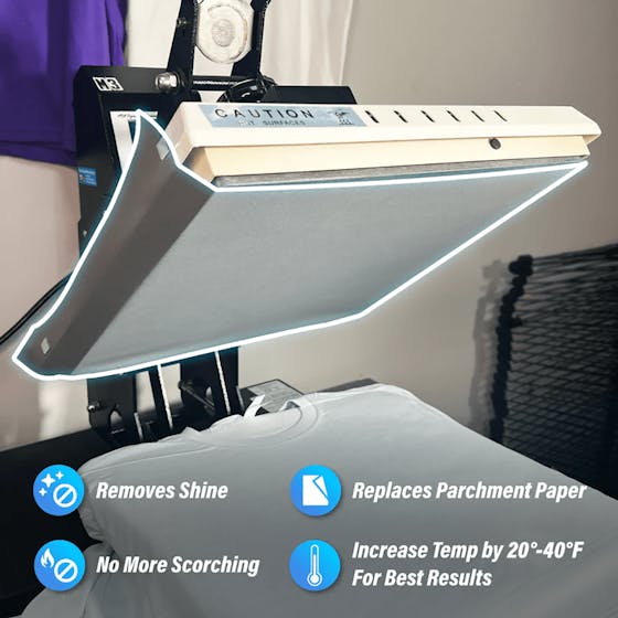 Silicone Upper Platen Cover & Garment Protector - Ninja Transfers