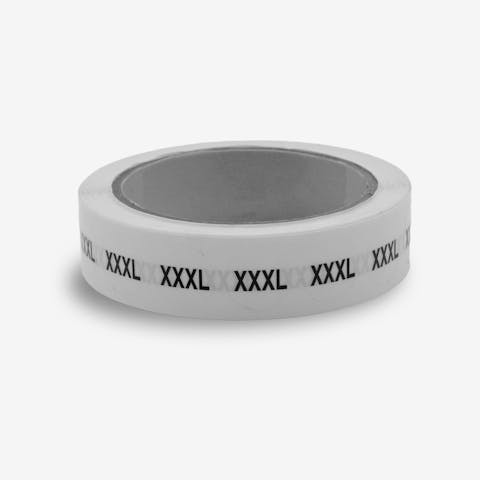 Size Label Sticker Packs (XS - 3XL) - Ninja Transfers