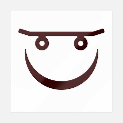 Skateboard Face - Ninja Transfers