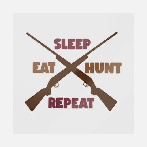 Sleep Eat Hunt Repeat - Ninja Transfers