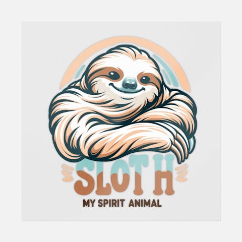 Sloth My Spirit Animal - Ninja Transfers