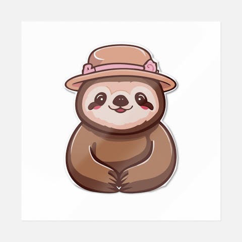 Sloth With A Hat - Ninja Transfers