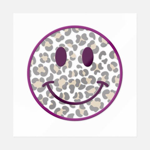 Smiley With Pattern - Ninja Transfers
