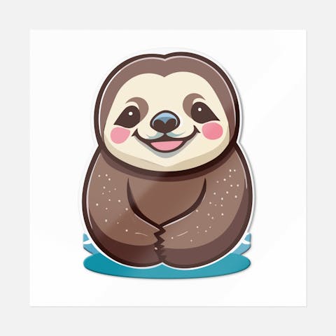 Smiling Sloth - Ninja Transfers