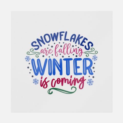 Snowflakes Are Falling - Ninja Transfers