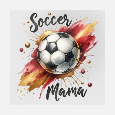 Soccer Mama Watercolor - Ninja Transfers