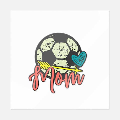 Soccer Mom Distressed - Ninja Transfers