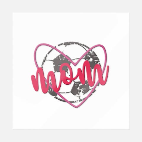 Soccer Mom Heart - Ninja Transfers