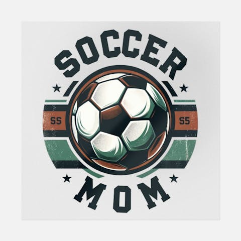Soccer Mom Vintage - Ninja Transfers