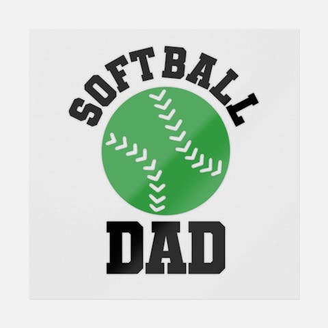 Softball Dad - Ninja Transfers