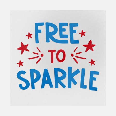 Sparkle Free - Ninja Transfers