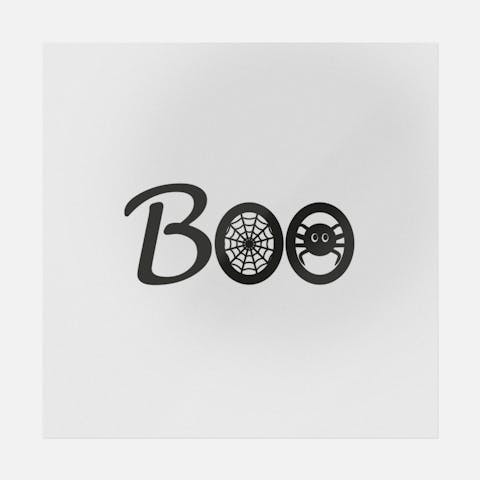 Spider Web Boo - Ninja Transfers